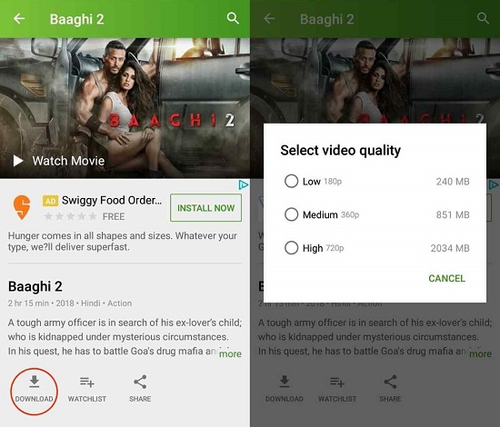 download hotstar videos on phone