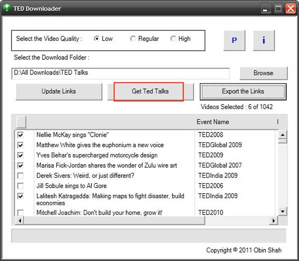 download ted talks ted downloader