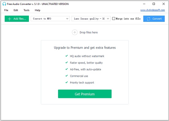 dvdvideosoft free audio converter