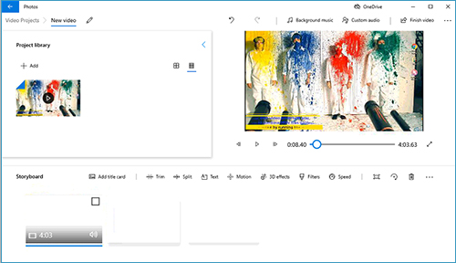 add videos to storyboard