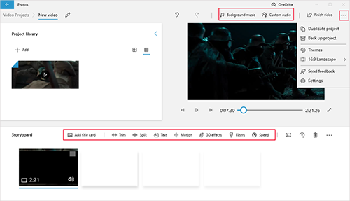 edit wmv files windows 10 using photos