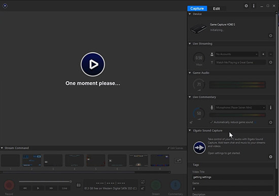 elgato game capture hd tool