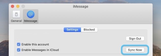enable messages in icloud