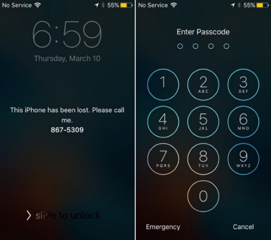 unlock iphone in lost mode with passcode