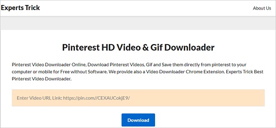 Pinterest Video Downloader Online