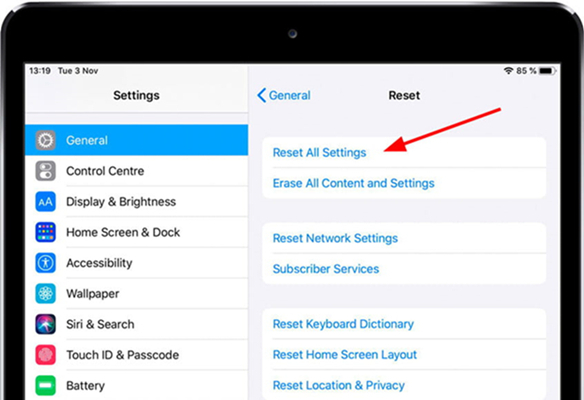 How to restart an on sale ipad mini