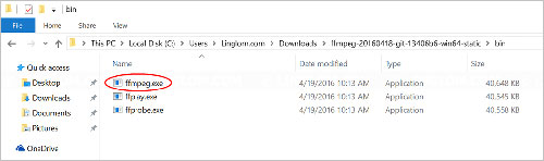 ffmpeg combine mp4 files on windows 10