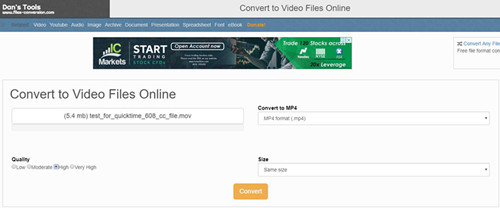 convert to video files online