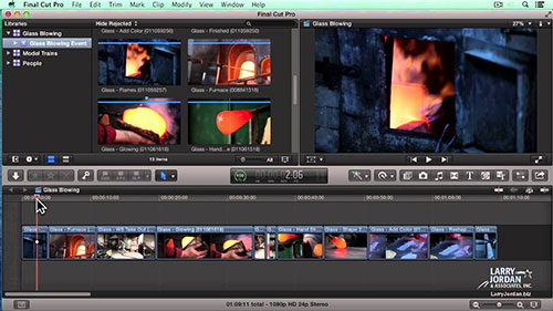 final cut pro cuts clips