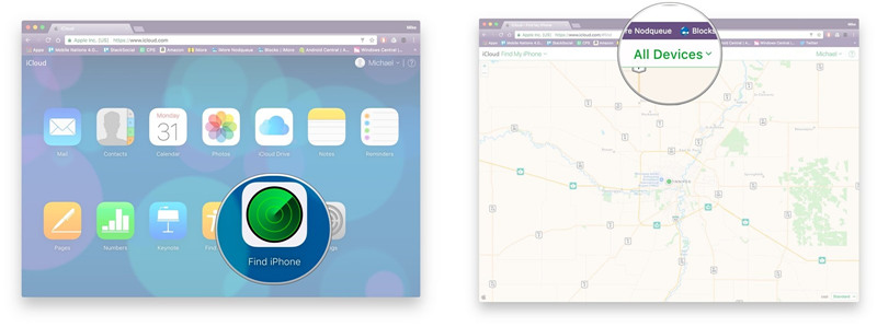Iphone mit gebrochenem Bildschirm über iCloud entsperren
