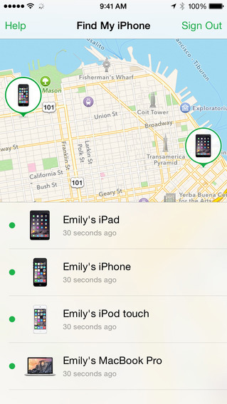 use find my app to disable find my feature
