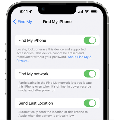 enable lost mode on iphone
