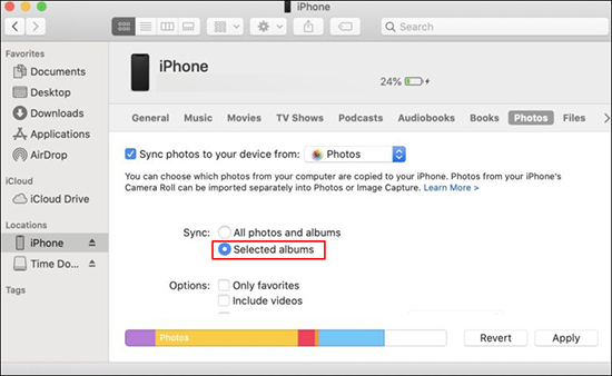 sync your iphone