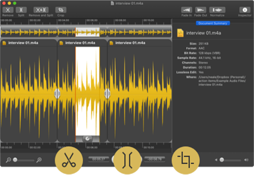 fission audio editor