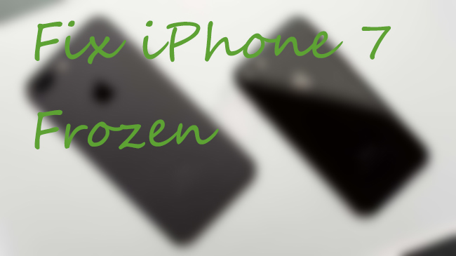 fix iphone 7 frozen
