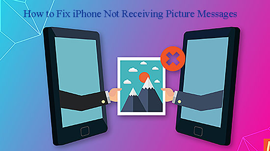 fix iphone not receiving picture messages