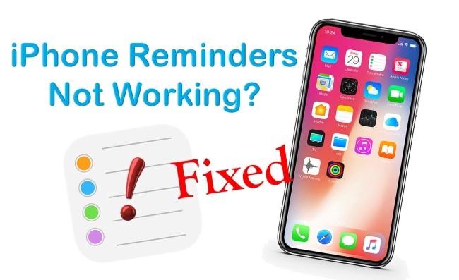 fix iphone reminders not working