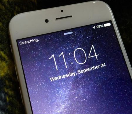 fix iphone stuck on searching