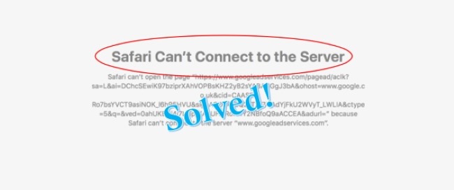fix safari cannot connect to server
