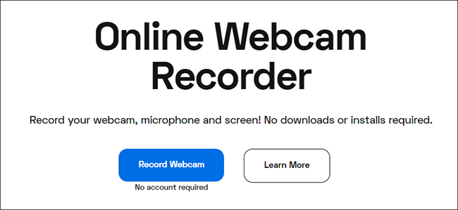 flixier online webcam recorder