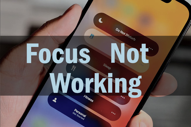 focus not working on iphone