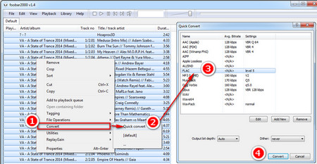 foobar2000 split