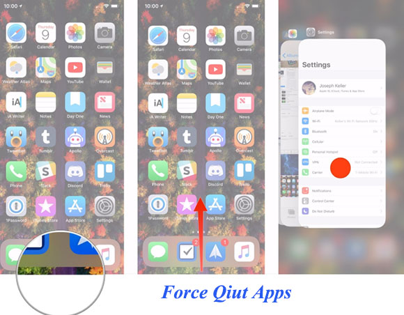 force quit apps