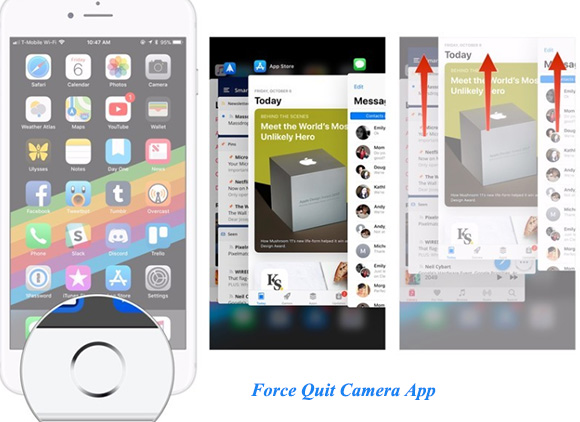 hard quit camera app