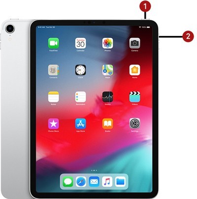 force restart ipad without home button