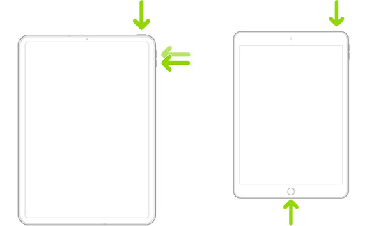 force restart ipad