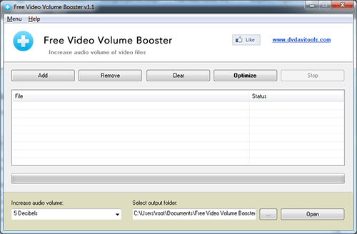 free video volume booster