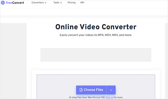 Online Video Converter Quick Actions