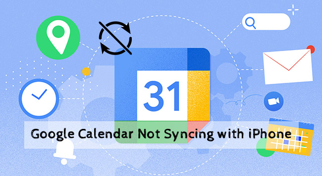 google calendar not syncing with iphone
