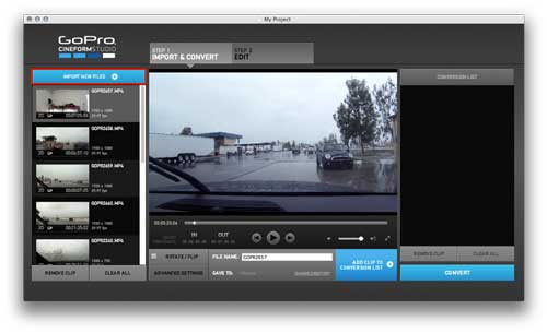 rotate gopro video with gopro studio