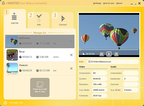 hamster free video converter