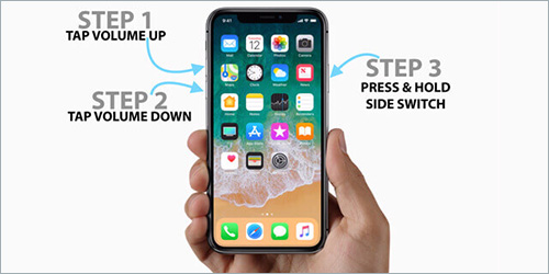 hard reset iphone x