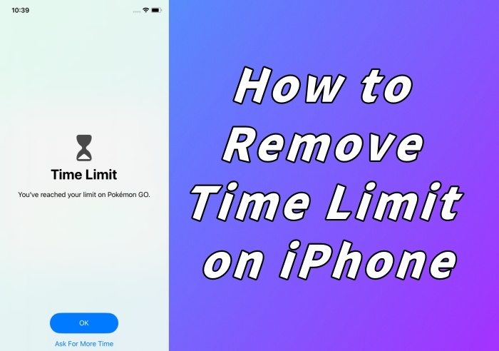 how to remove time limit on iphone