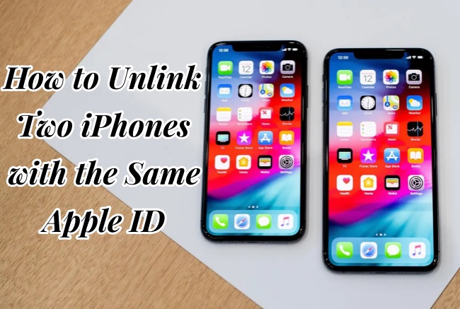 how to unlink two iphones