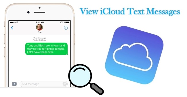 how to view text messages on icloud