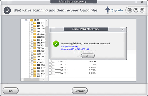icare data recovery