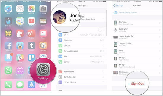 reset icloud account