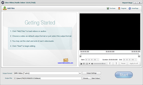 merge ts files in idoo video audio joiner