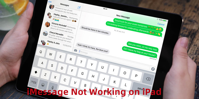 imessage not working on ipad