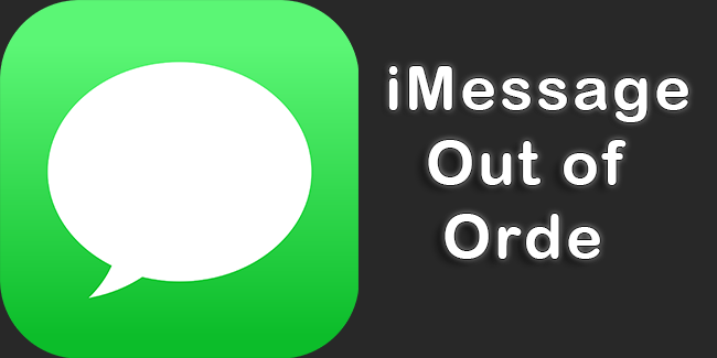 imessage out of order