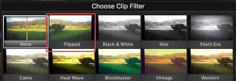 flip video in imovie