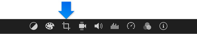 imovie crop button