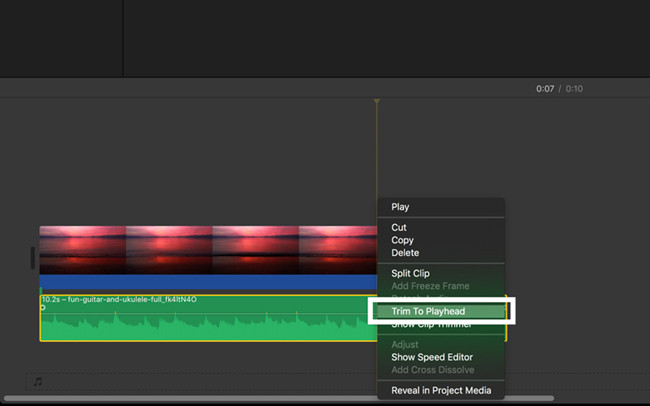 imovie trim music