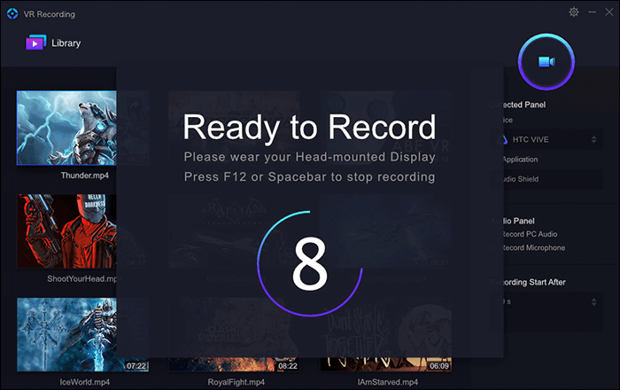 Steam VR gameplay