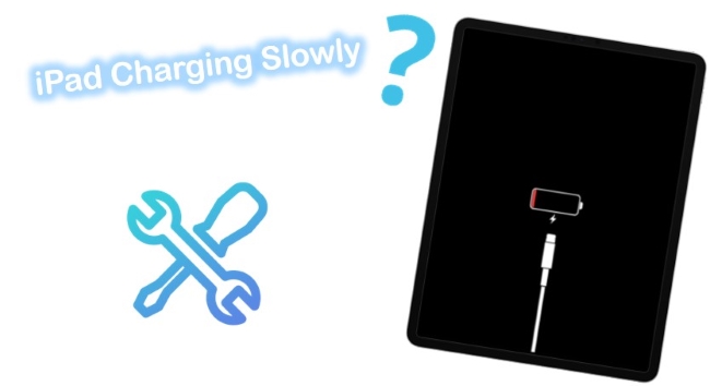 ipad charging slow