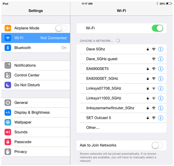 disable and enable wifi